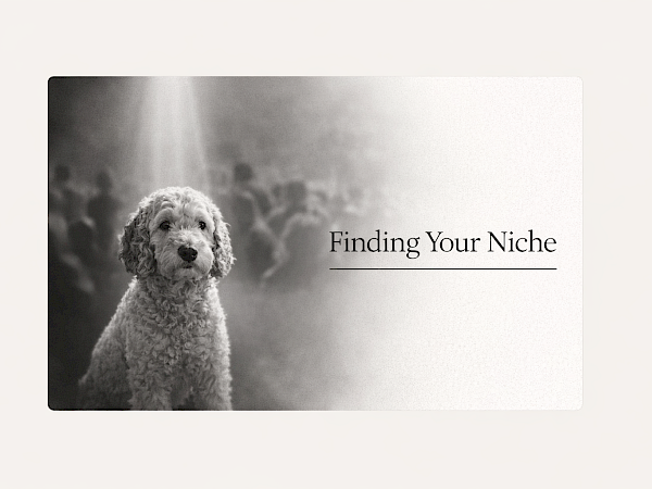Niche down for success for copywriters